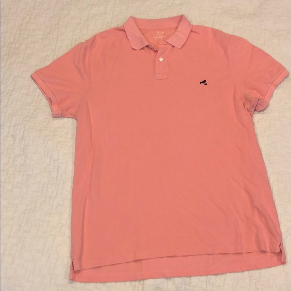 J Crew Men’s XL Peach Polo